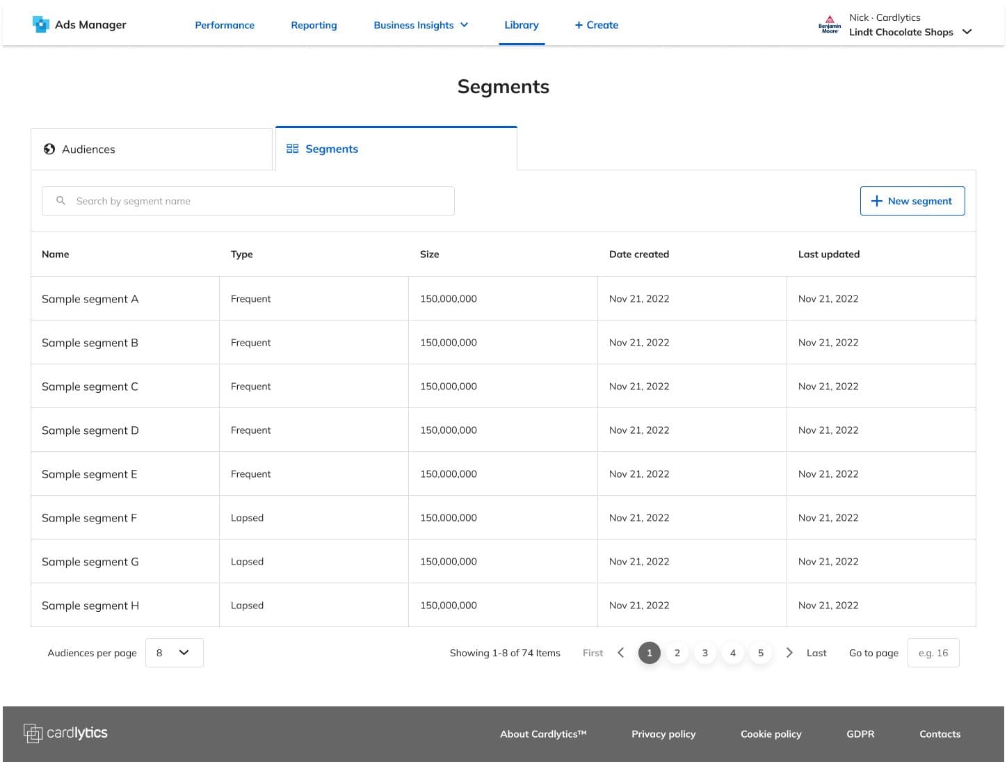 Cardlytics (via AgileEngine) — screen 3