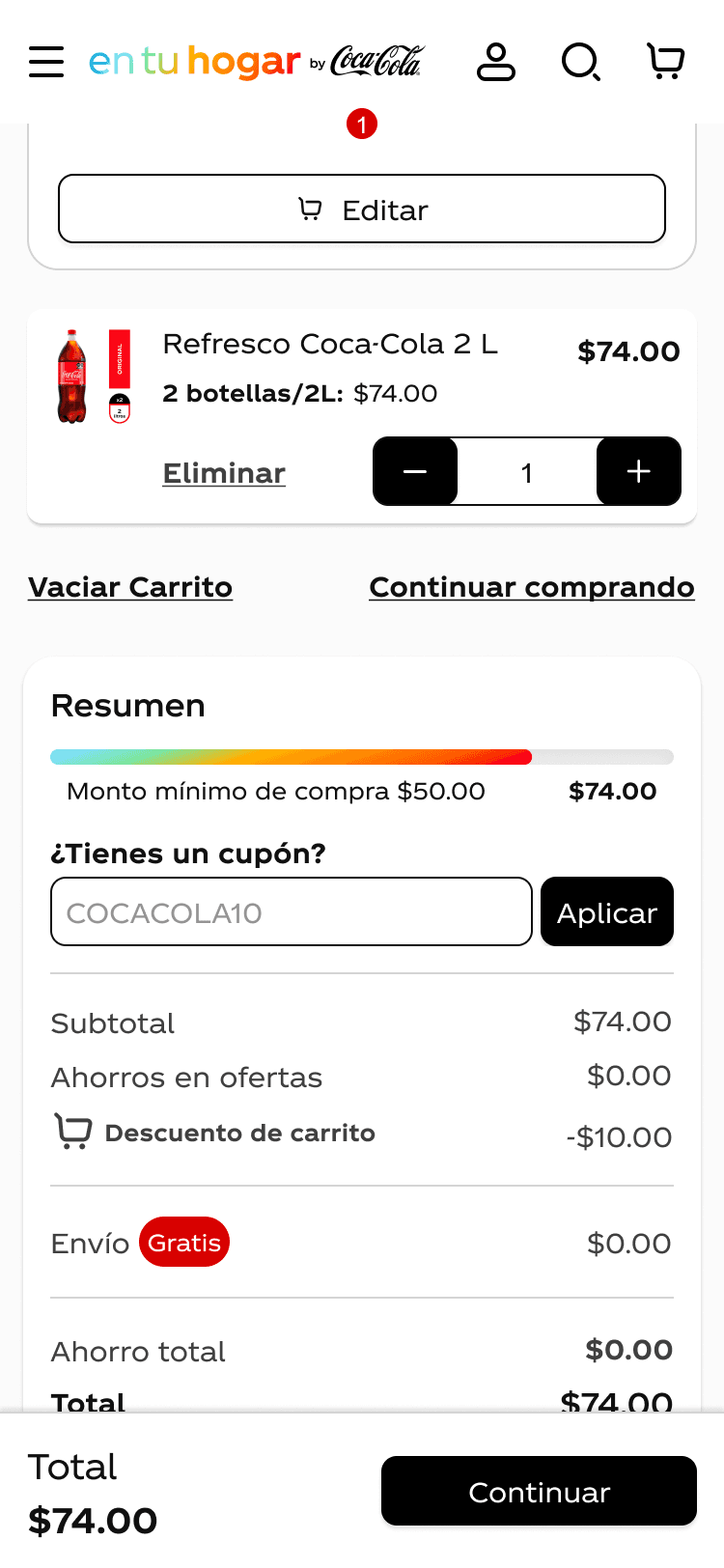 Coca-Cola — En tu Hogar (via CI&T) — screen 2