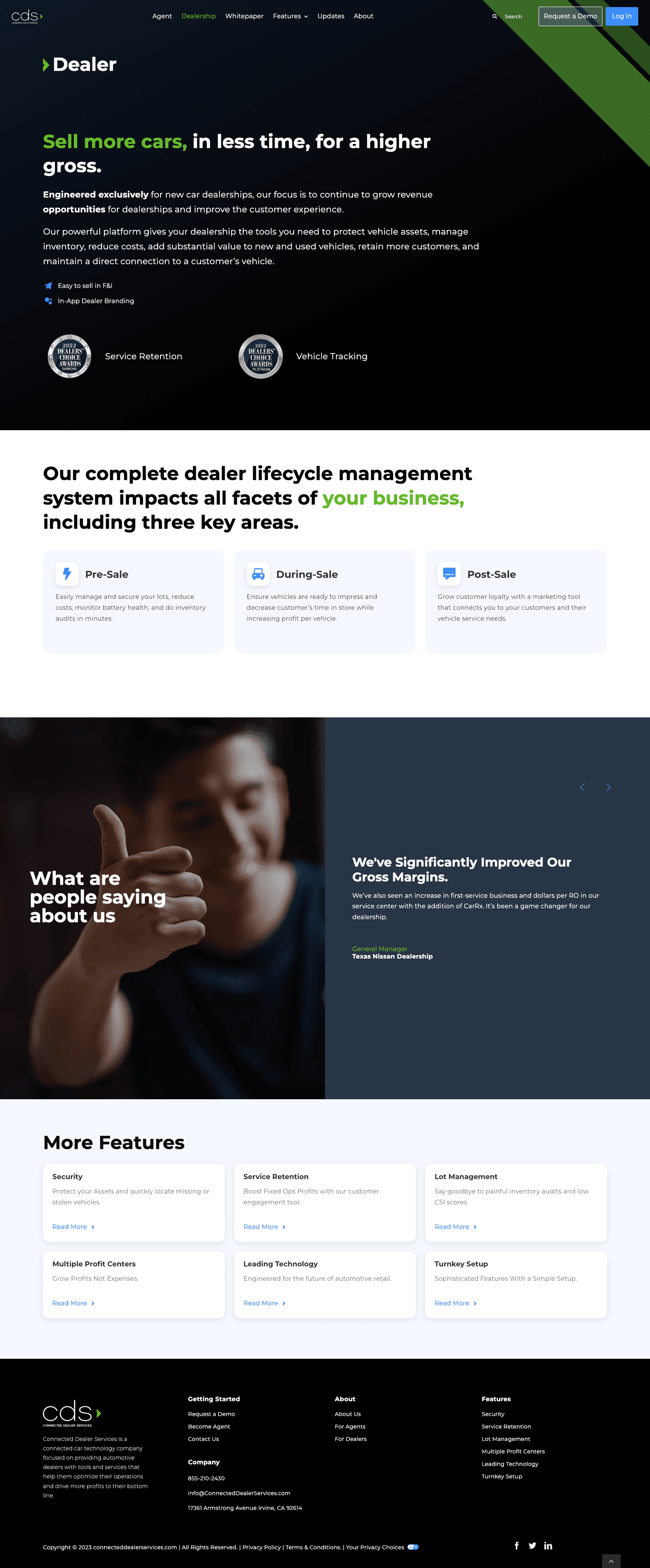 Procon Analytics (via AgileEngine) — Designing and building two production websites: carrx.com and Connected Dealer Services